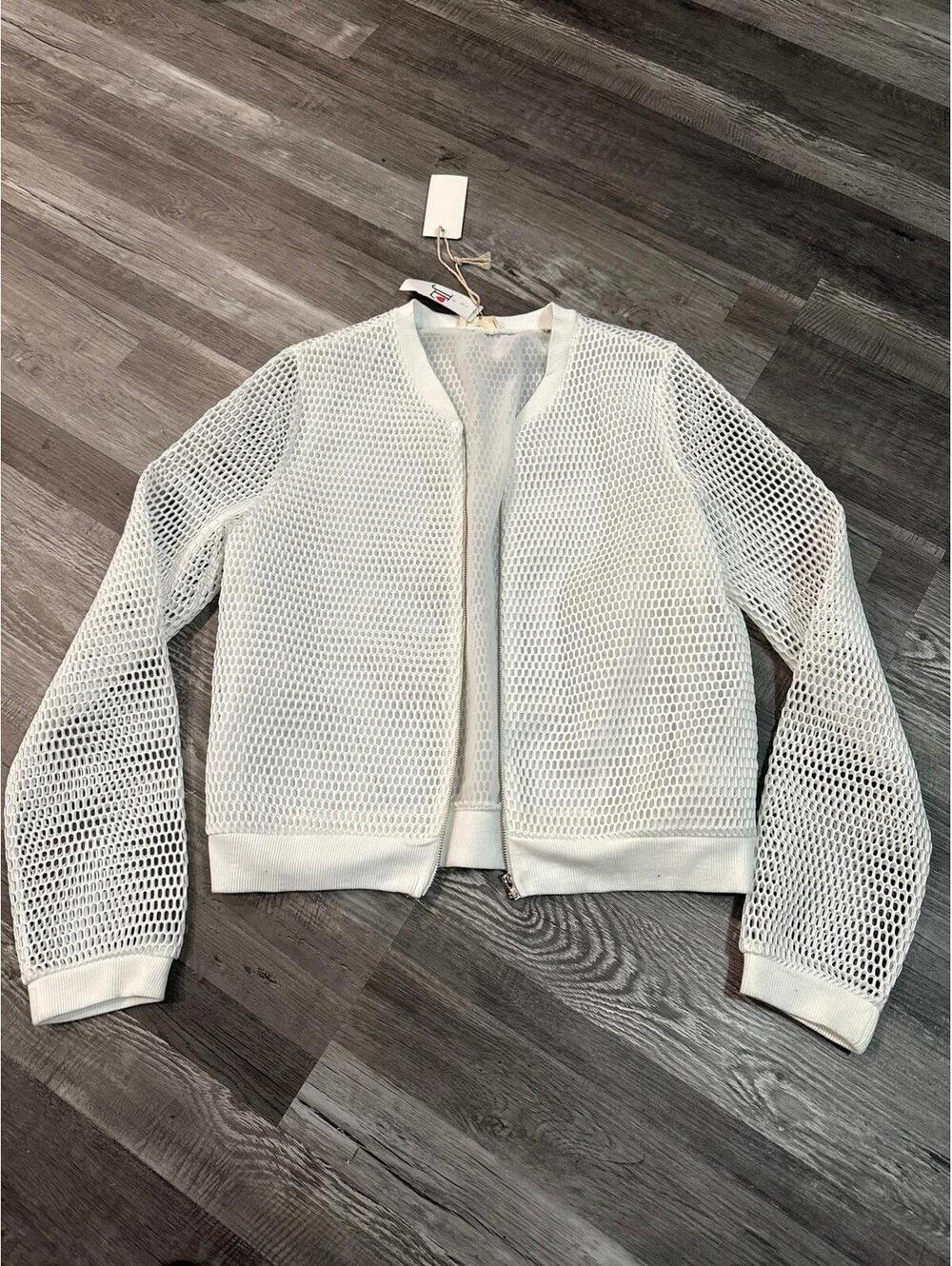White mesh jacket
